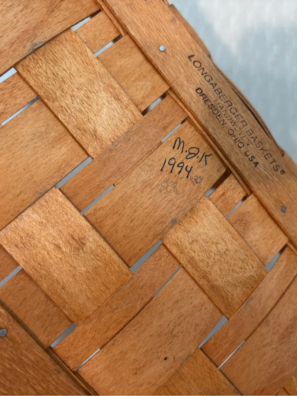 Longaberger classic woven